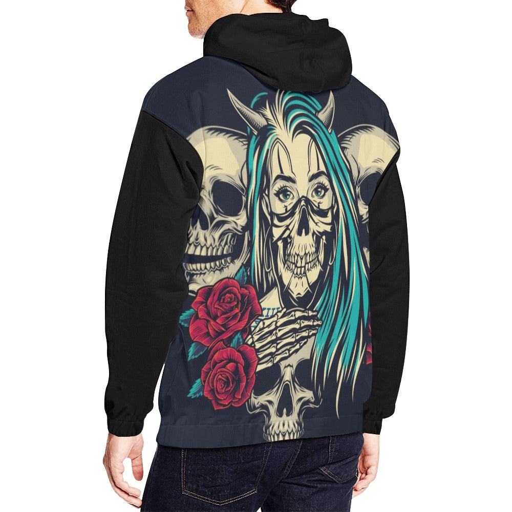 Colorful Tattoo Vintage All Over Print Hoodie