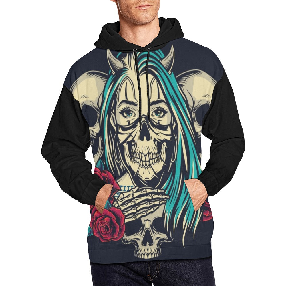 Colorful Tattoo Vintage All Over Print Hoodie