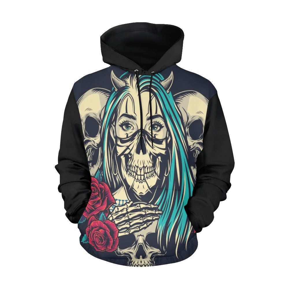 Colorful Tattoo Vintage All Over Print Hoodie