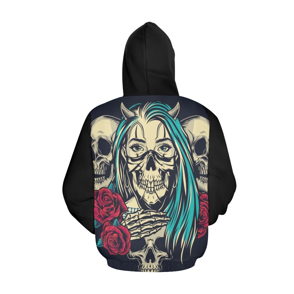 Colorful Tattoo Vintage All Over Print Hoodie
