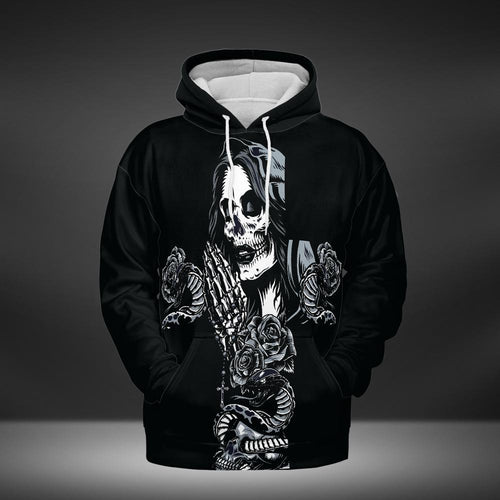 Black Cross Hoodie